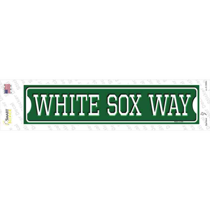 White Sox Way Novelty Narrow Sticker Decal