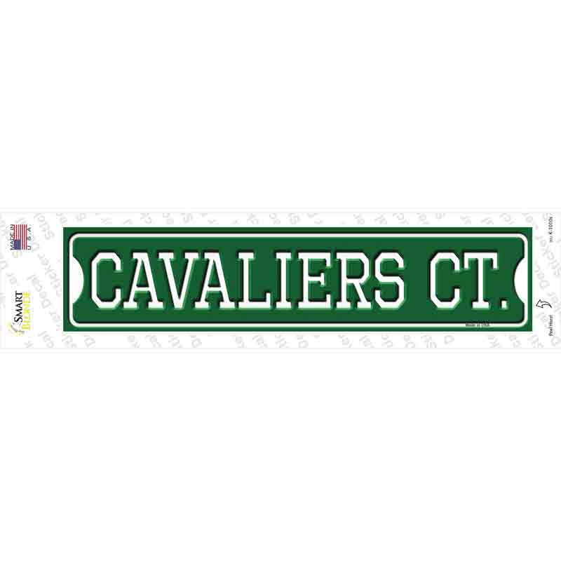 Cavaliers Ct Novelty Narrow Sticker Decal