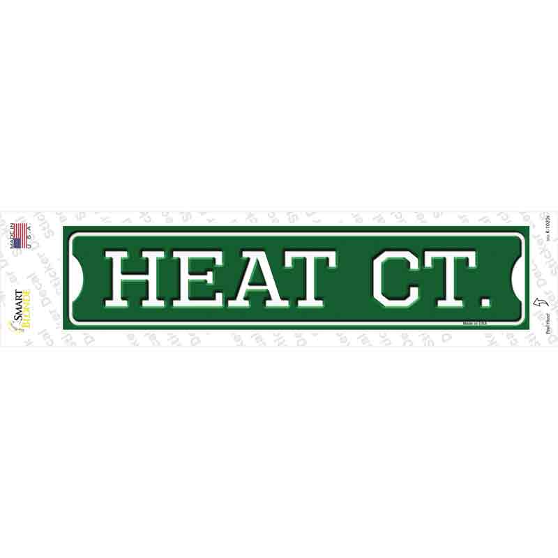Heat Ct Novelty Narrow Sticker Decal