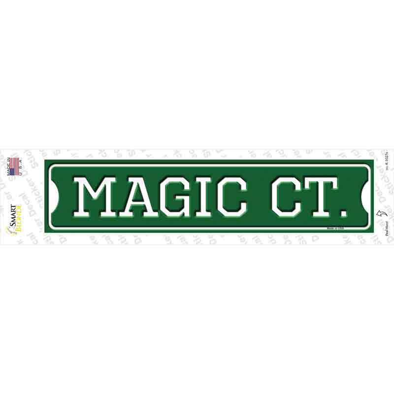 Magic Ct Novelty Narrow Sticker Decal