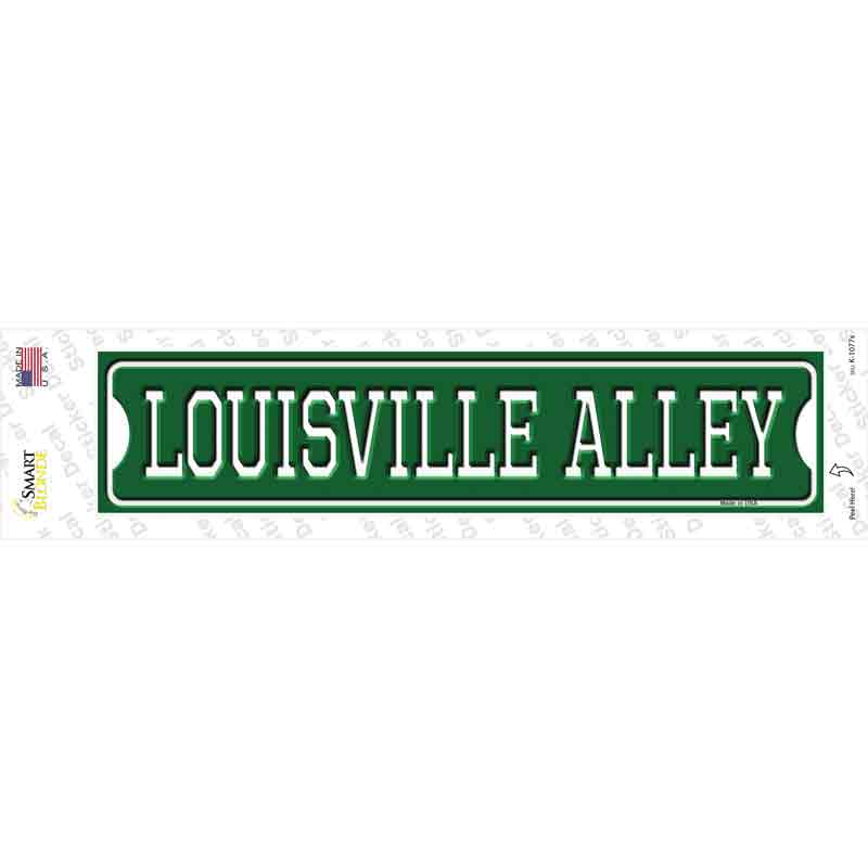 Louisville Alley Novelty Narrow Sticker Decal