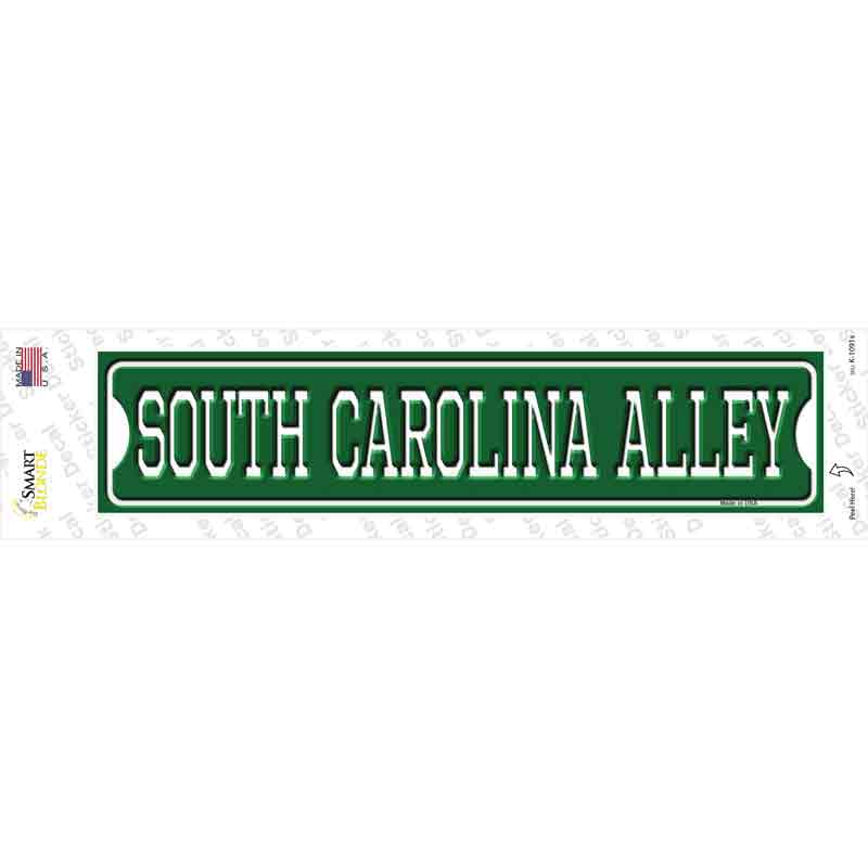 South Carolina Alley Novelty Narrow Sticker Decal