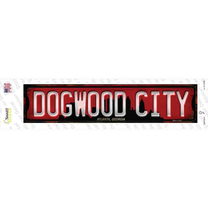 Atlanta Georgia Dogwood City Novelty Narrow Sticker Decal