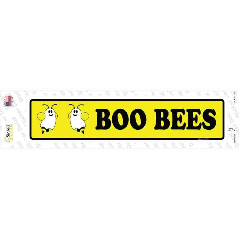 Boo Bees Novelty Narrow Sticker Decal