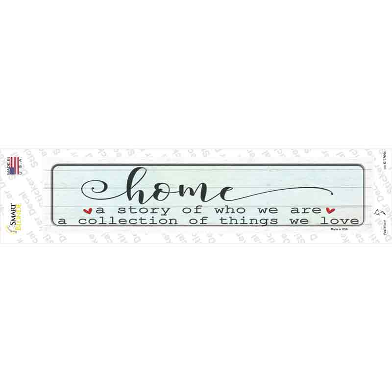 Home Story and Collection Novelty Narrow Sticker Decal