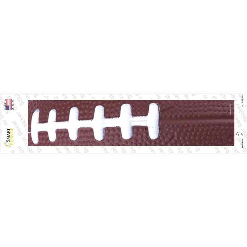 Football Closeup Novelty Narrow Sticker Decal
