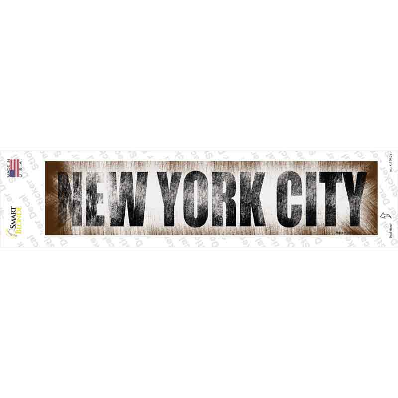 New York City Novelty Narrow Sticker Decal