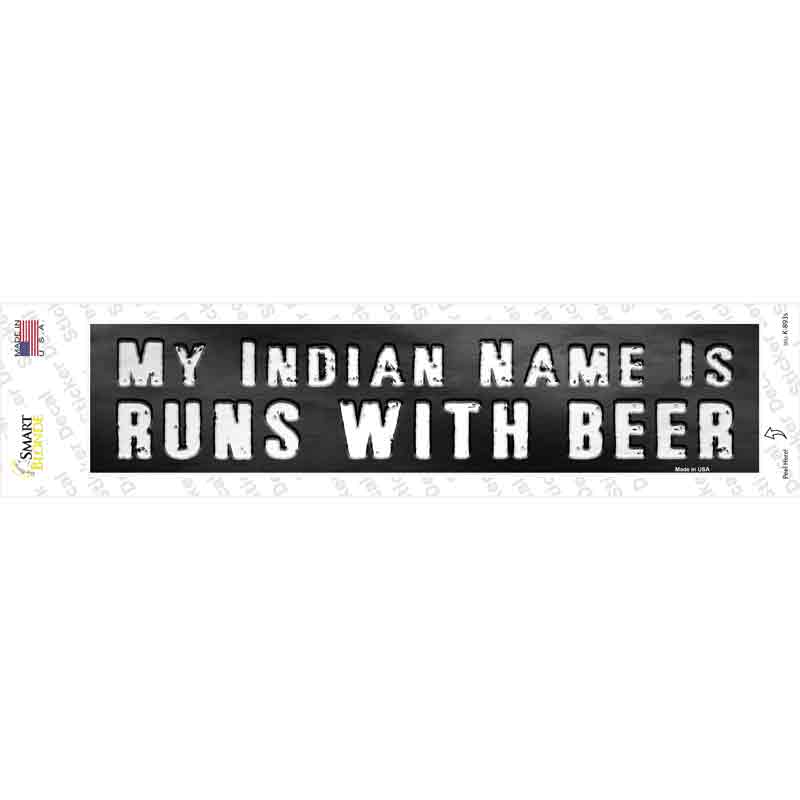 My Indian Name Novelty Narrow Sticker Decal