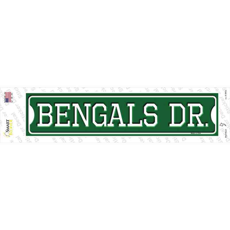 Bengals Dr Novelty Narrow Sticker Decal