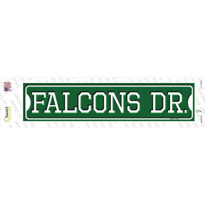 Falcons Dr Novelty Narrow Sticker Decal