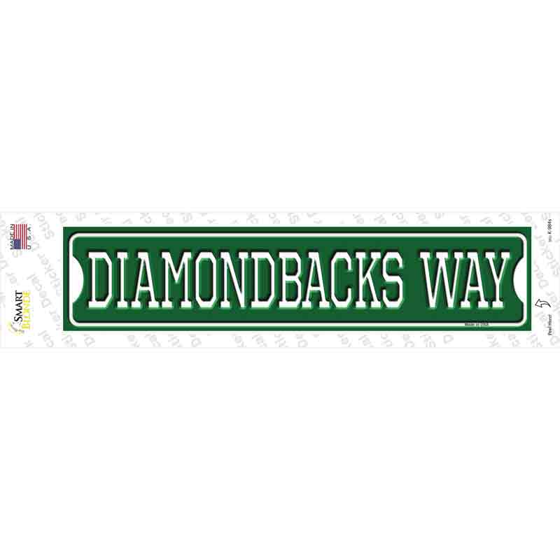 Diamondbacks Way Novelty Narrow Sticker Decal