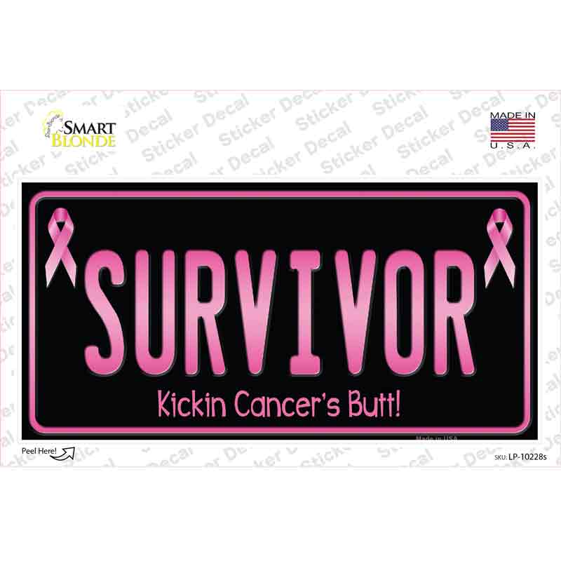 Survivor Novelty Sticker Decal