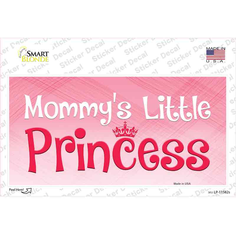 Mommys Little Princess Novelty Sticker Decal