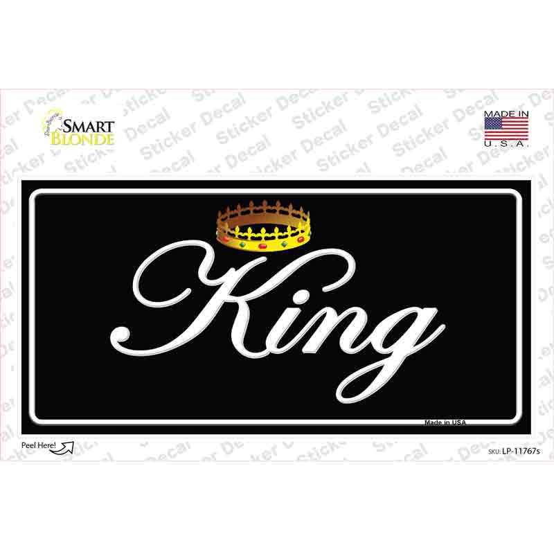 King Novelty Sticker Decal