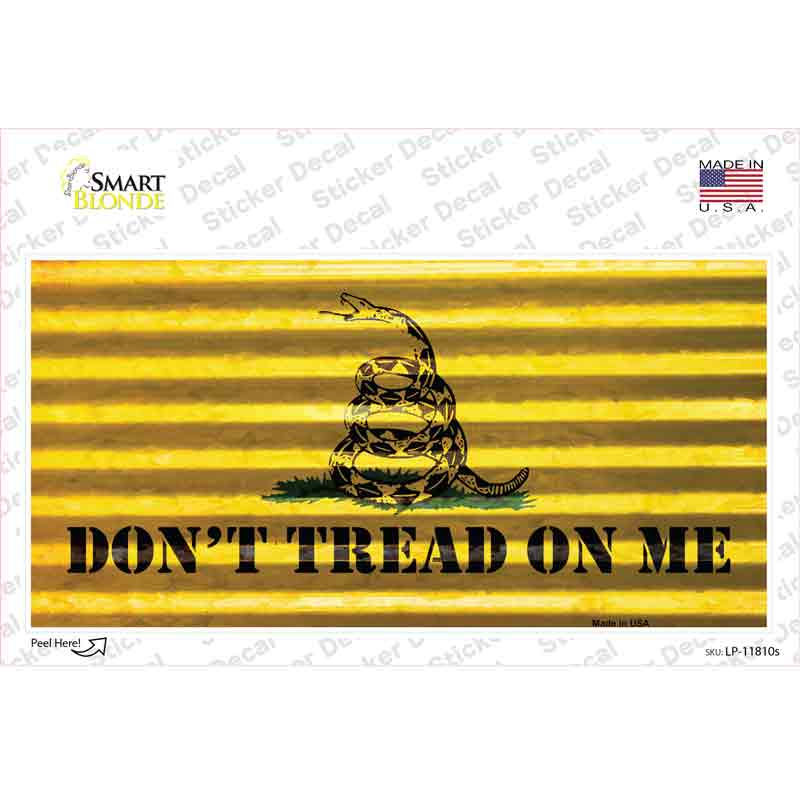 Dont Tread On Me Novelty Sticker Decal