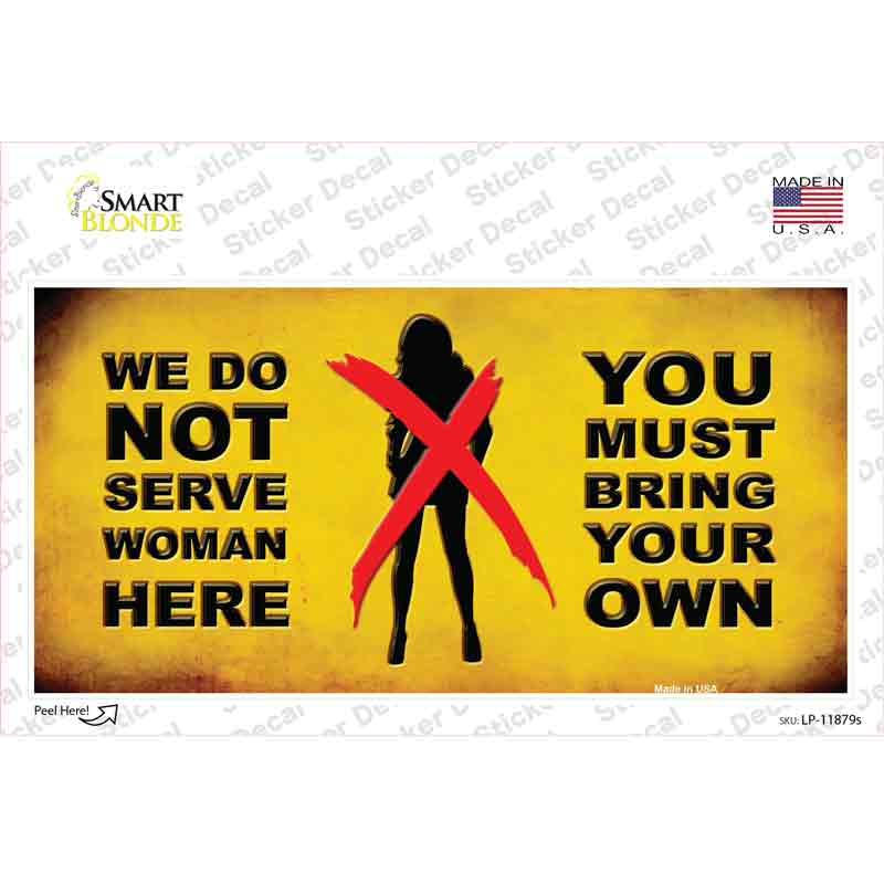 Bring Your Own Novelty Sticker Decal