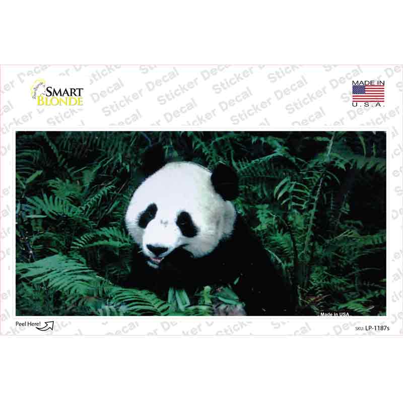 Panda Bear Novelty Sticker Decal