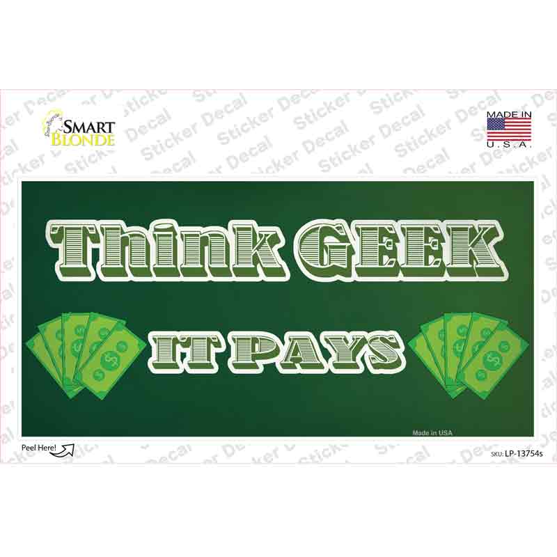 Think Geek Novelty Sticker Decal