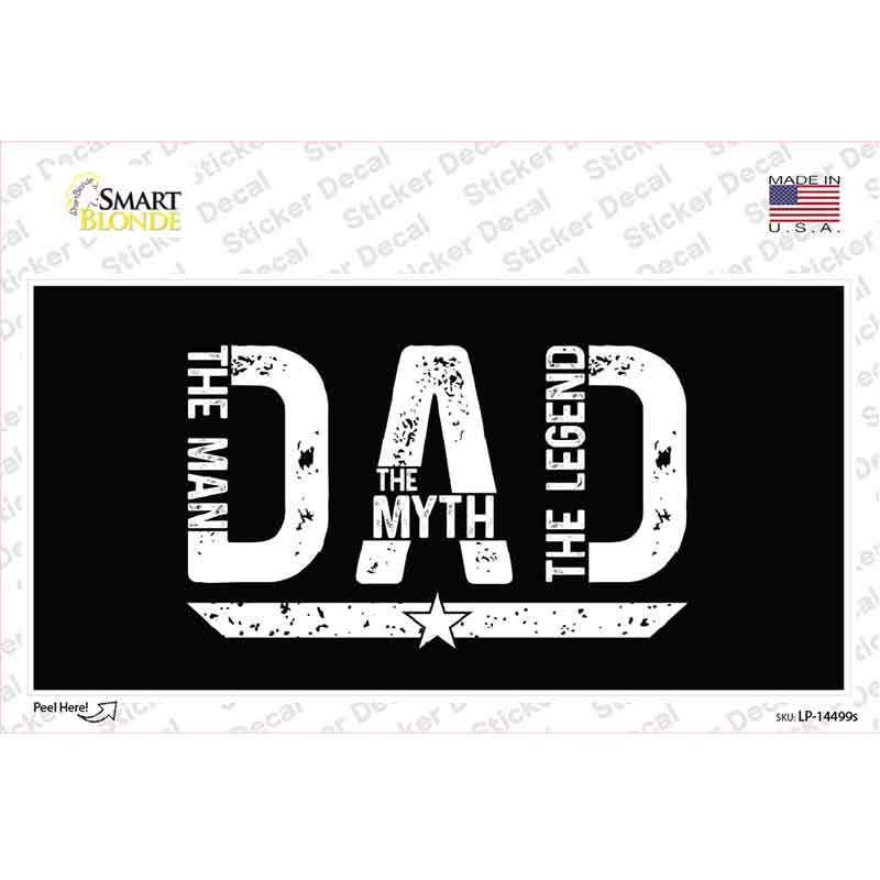 DAD Novelty Sticker Decal LP-14499s