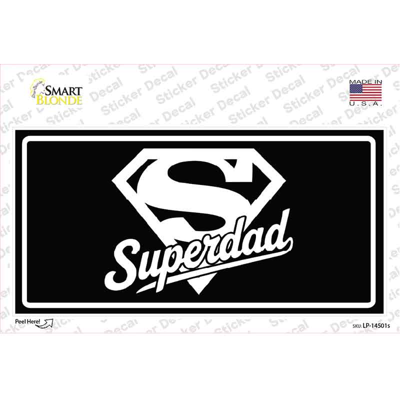 Superdad Novelty Sticker Decal LP-14501s