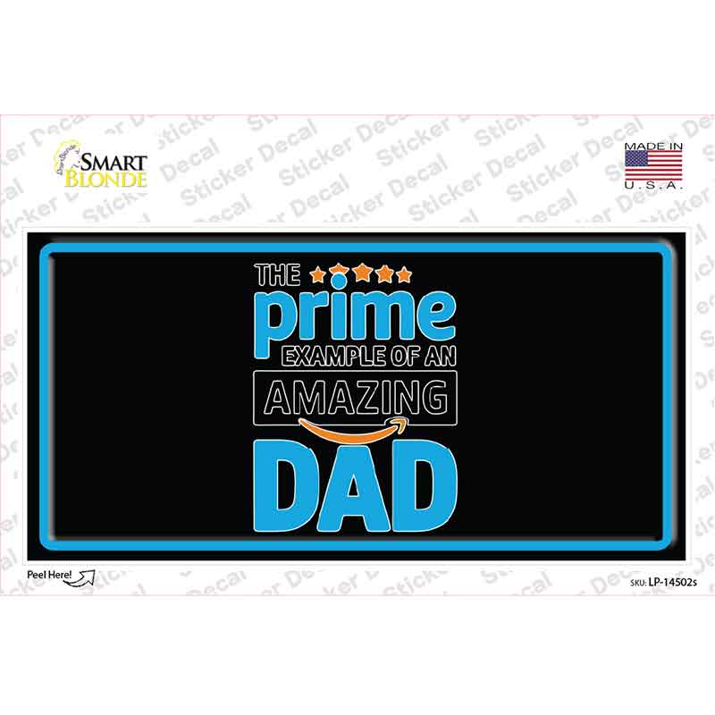 The Prime Dad Novelty Sticker Decal LP-14502s