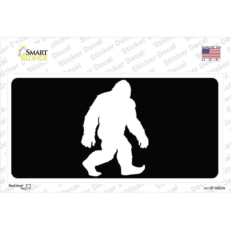 Bigfoot Silhouette Novelty Sticker Decal LP-14523s
