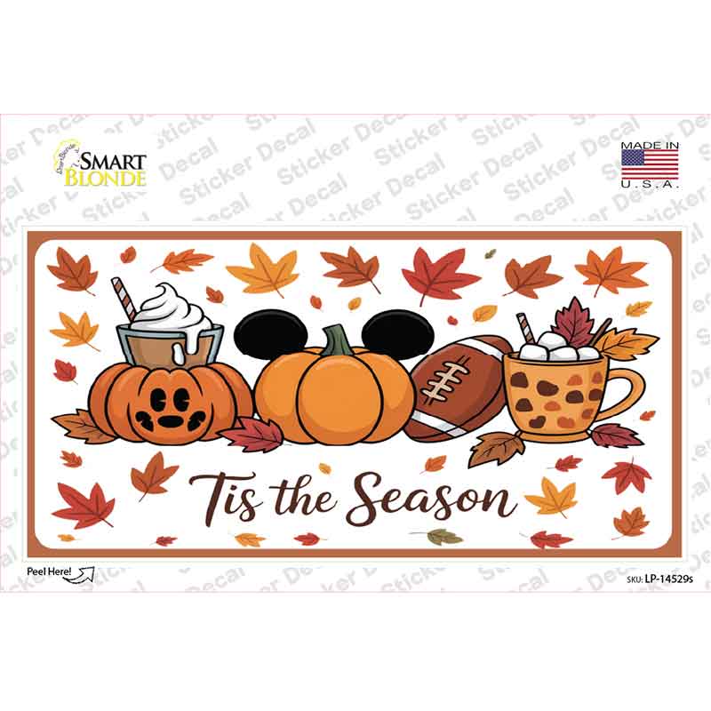 Tis the Season Novelty Sticker Decal LP-14529s