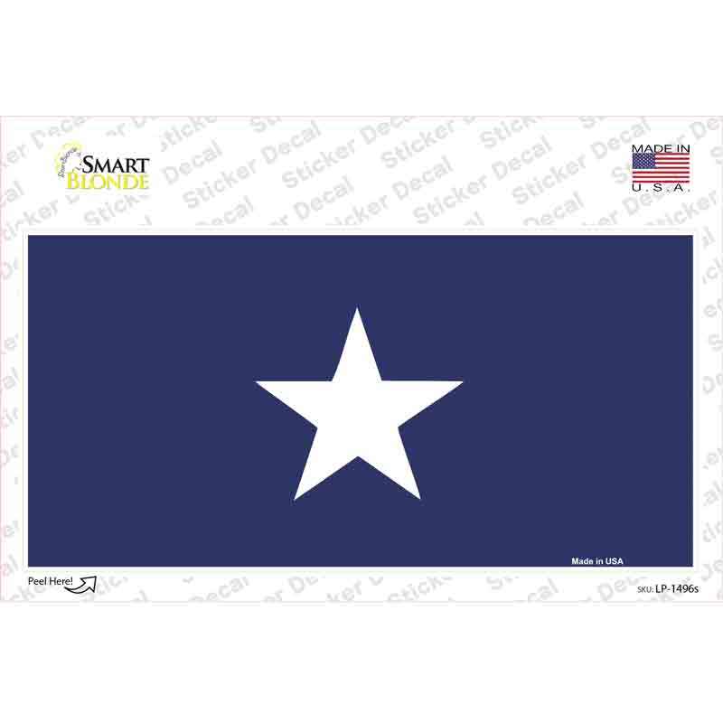 Bonnie Blue Flag Novelty Sticker Decal