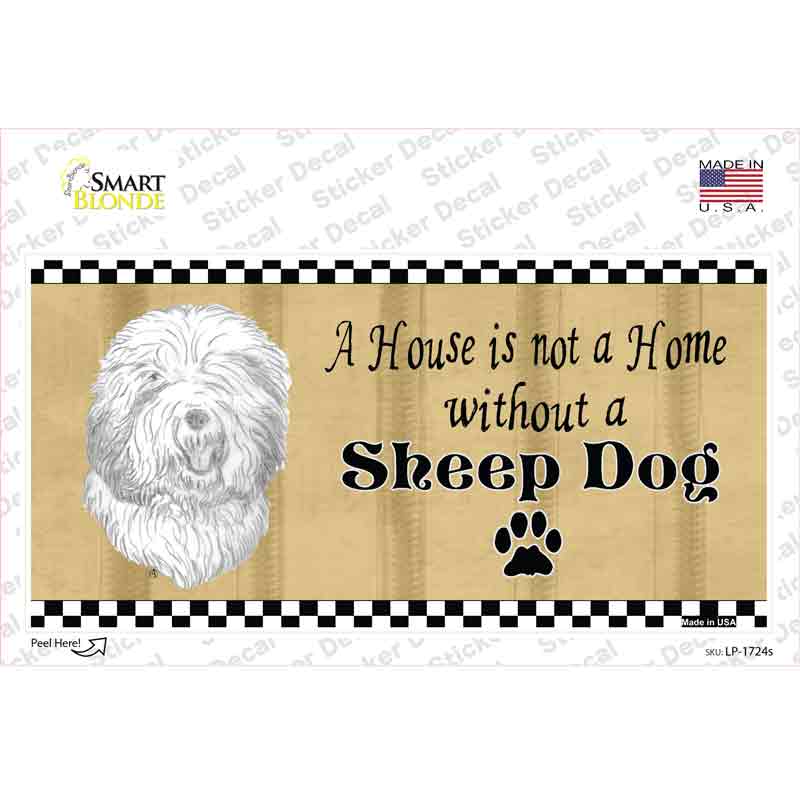 Pencil Sketch Sheep Novelty Sticker Decal