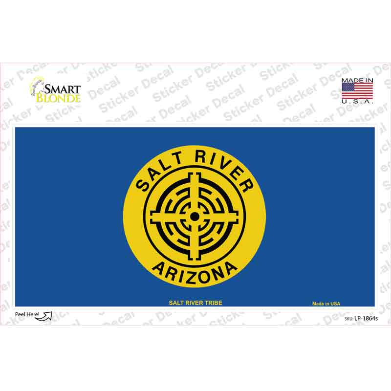 Salt River Tribe Flag Novelty Sticker Decal