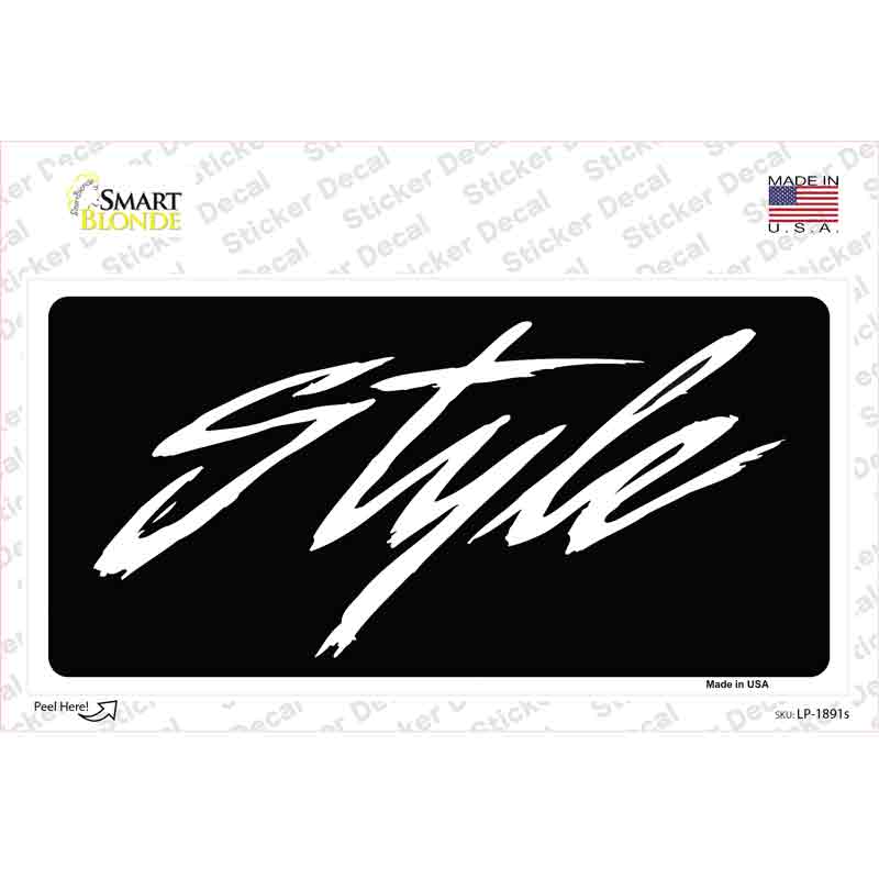 Style Novelty Sticker Decal