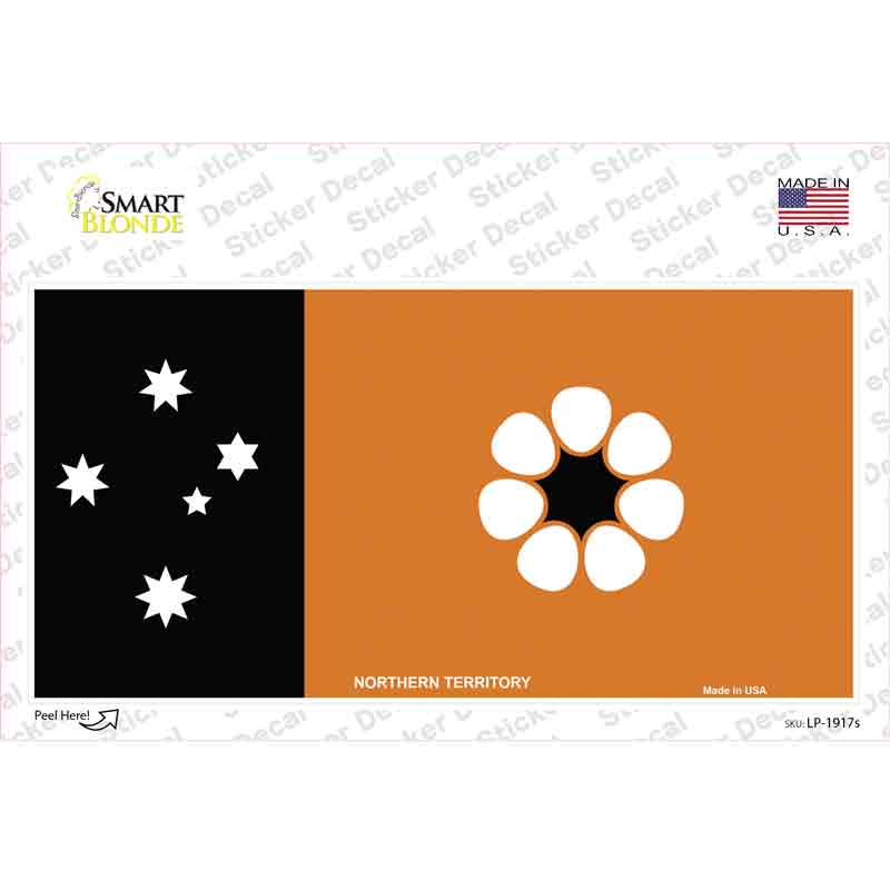 Northern Territory Flag Novelty Sticker Decal