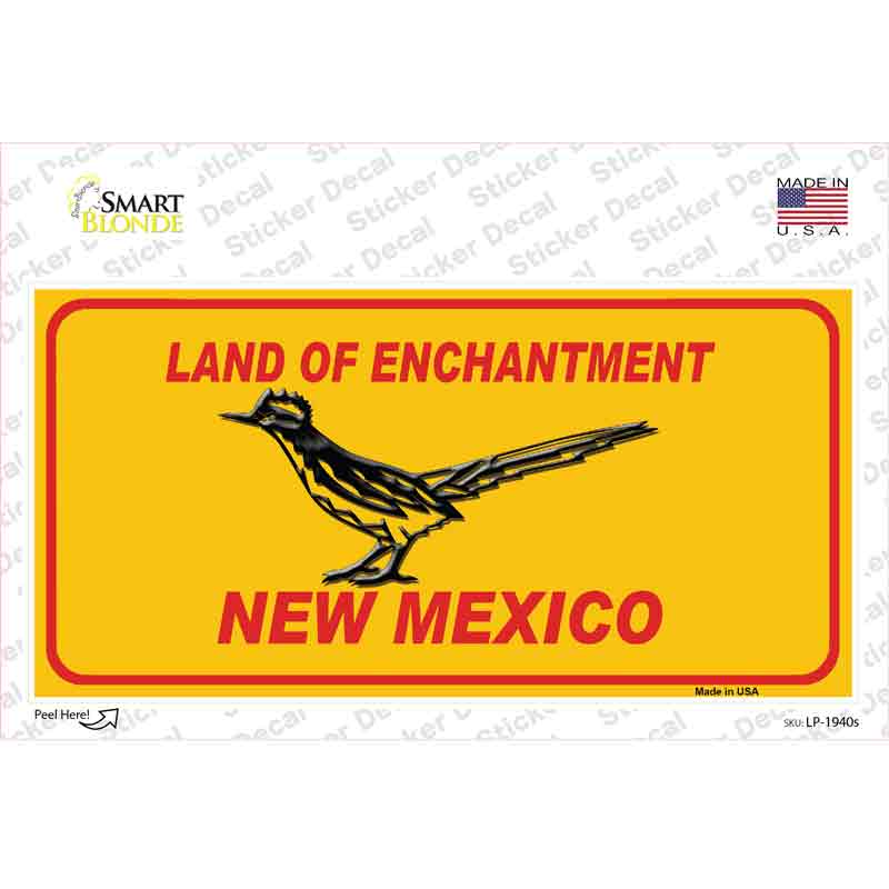Road Runner New Mexico Novelty Sticker Decal