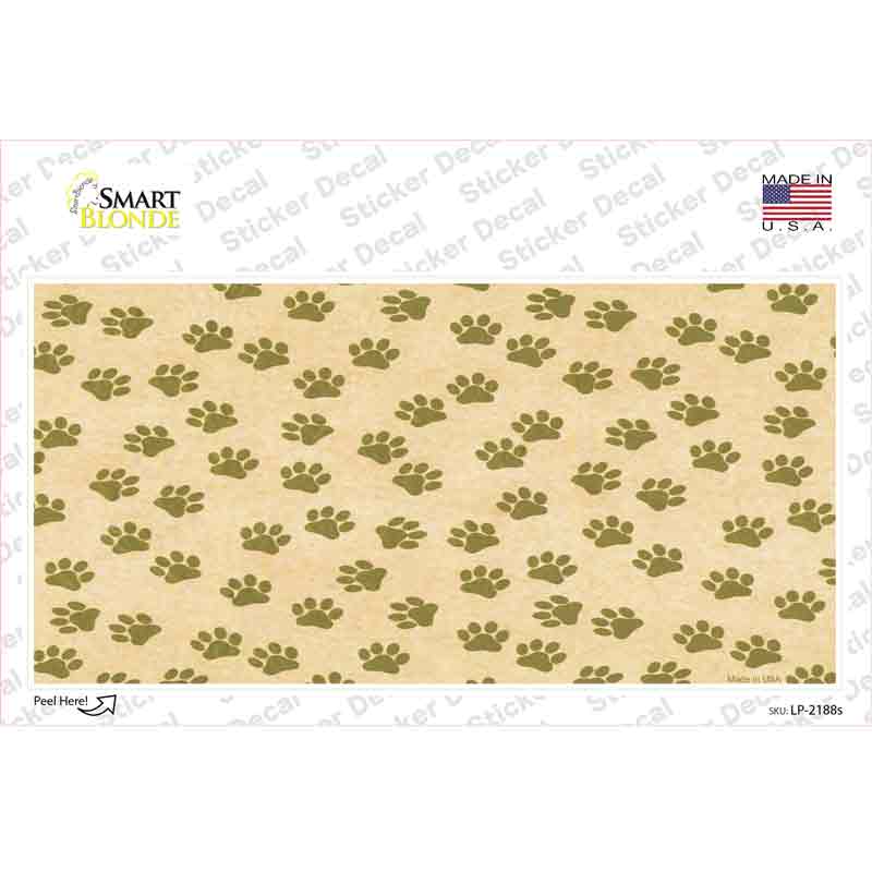 Paw s Novelty Sticker Decal