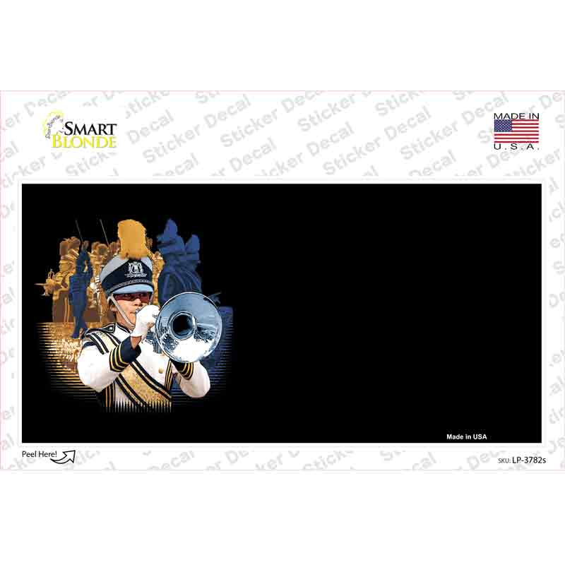 Marching Band Offset Novelty Sticker Decal