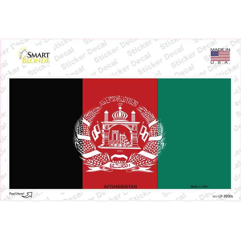 Afghanistan Flag Novelty Sticker Decal