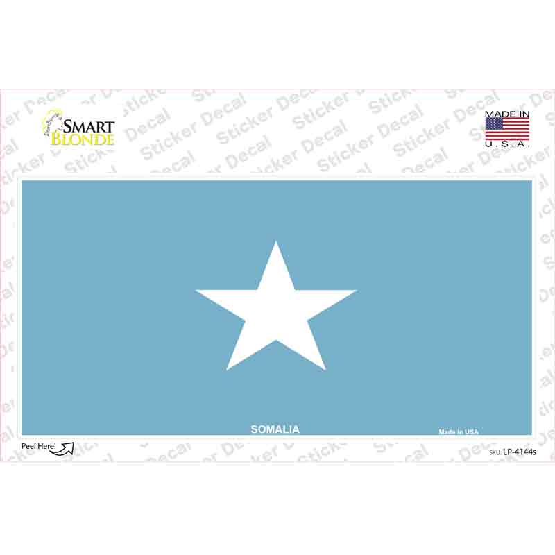 Somalia Flag Novelty Sticker Decal