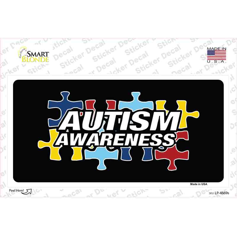 Autism Awareness Novelty Sticker Decal