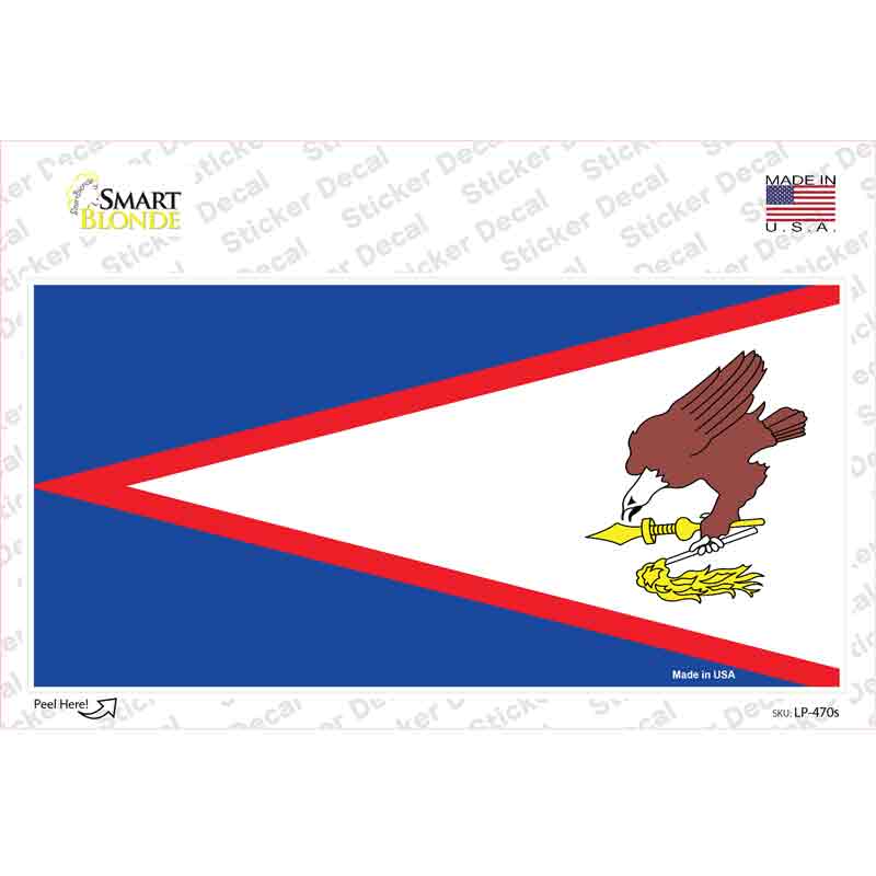 American Samoa Flag Novelty Sticker Decal