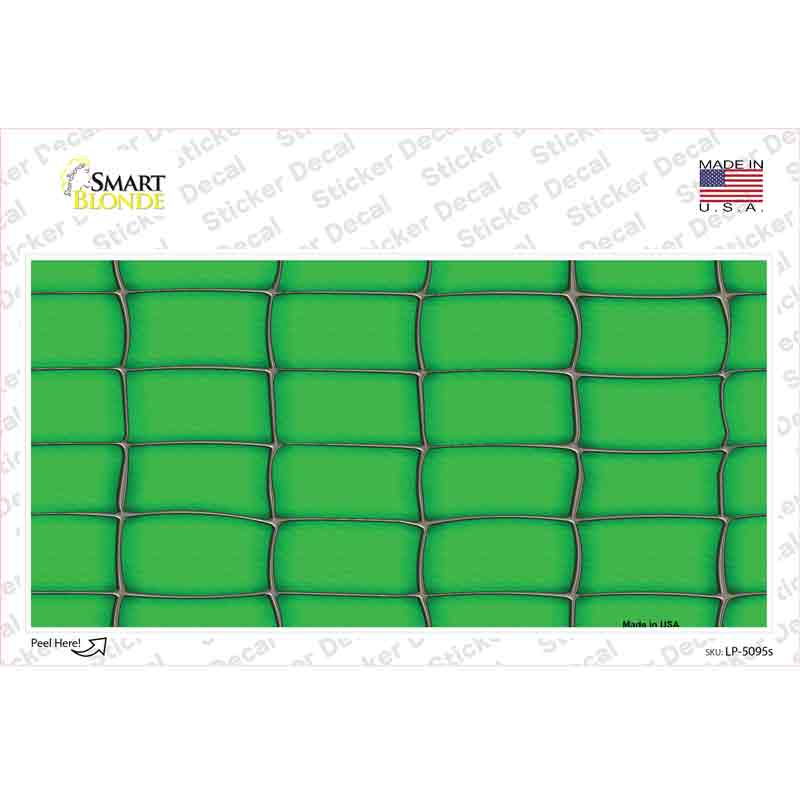 Web Green Novelty Sticker Decal