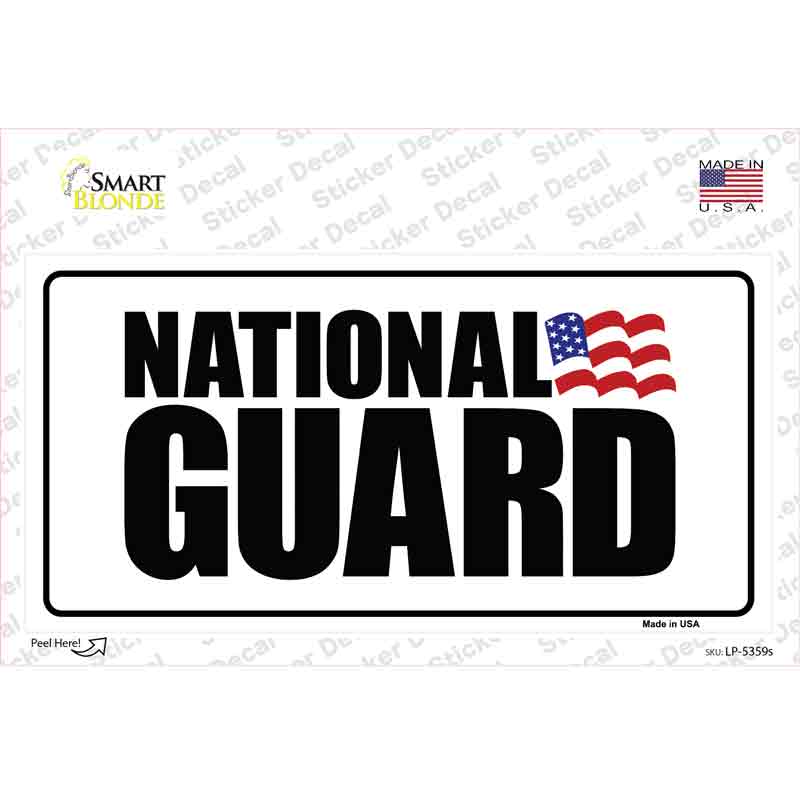 National Guard Novelty Sticker Decal
