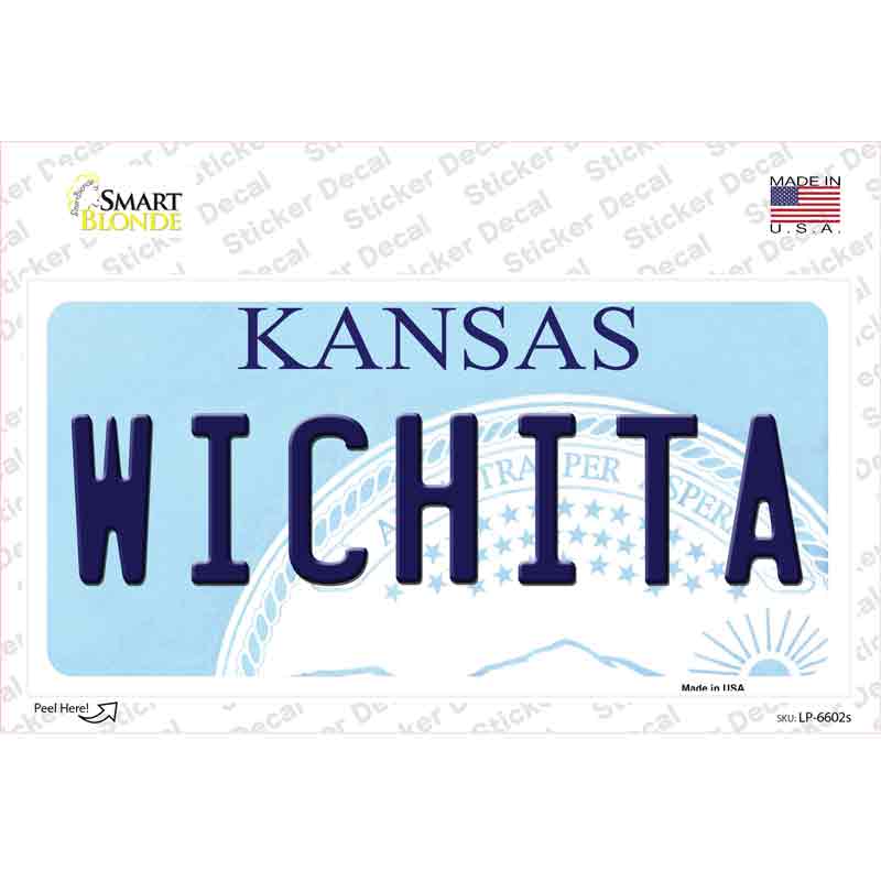 Wichita Kansas Novelty Sticker Decal