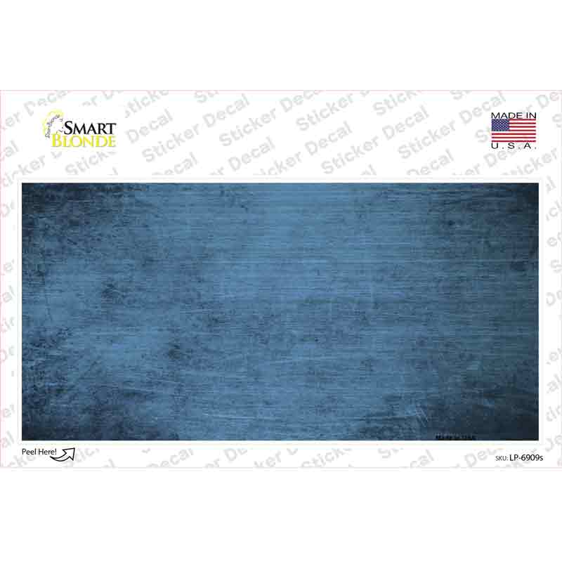 Light Blue Oil Rubbed Solid Novelty Sticker Decal