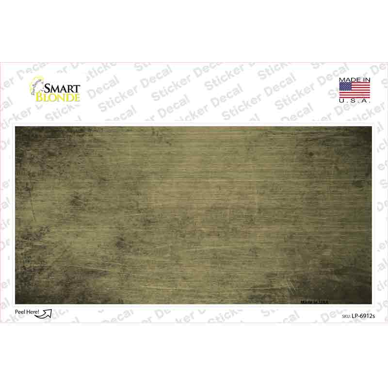 Gold Oil Rubbed Solid Novelty Sticker Decal