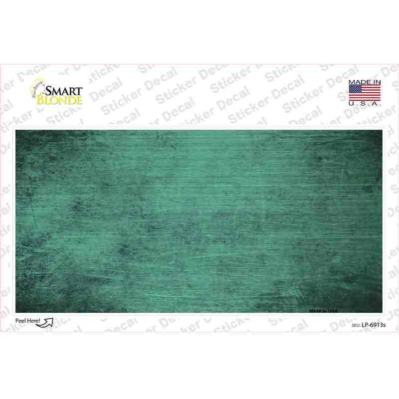 Mint Oil Rubbed Solid Novelty Sticker Decal