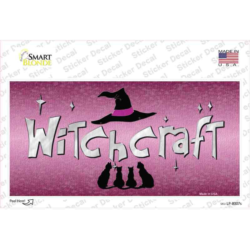 Witchcraft Novelty Sticker Decal