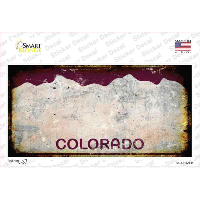 Colorado Rusty Novelty Sticker Decal