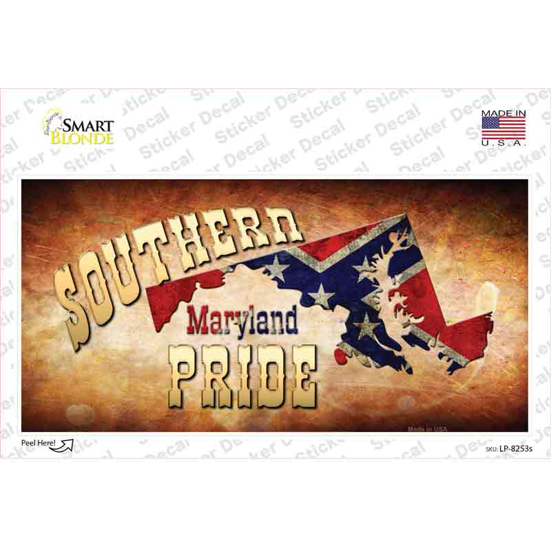 Southern Pride Maryland Novelty Sticker Decal