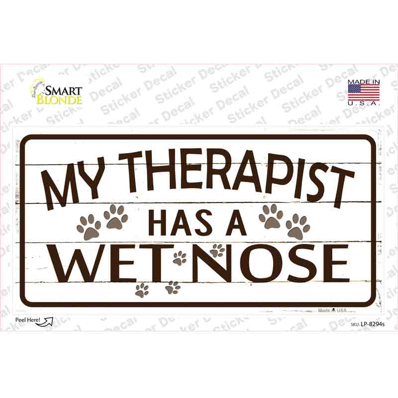 My Therapist Novelty Sticker Decal