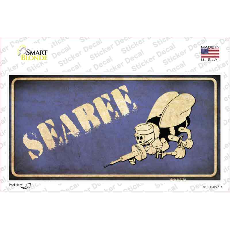 Seabee Novelty Sticker Decal